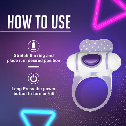 Manforce Epic Thunder Vibrating Ring Massager for Him and Her | 1N Mankind Consumer Products Manforce Epic Thunder Vibrating Ring Massager for Him and Her | 1N Mankind Consumer Products